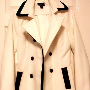 Black & White Pea Coat